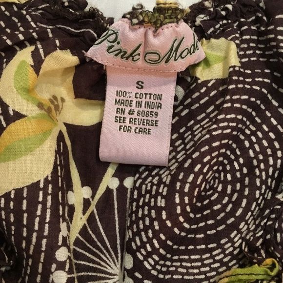 Pink Mode 100% Cotton Boho Top - Picture 4 of 4